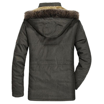 Giaccone parka con cappuccio casual imbottito anti vento da uomo adhd aspie shop spectrum asperger