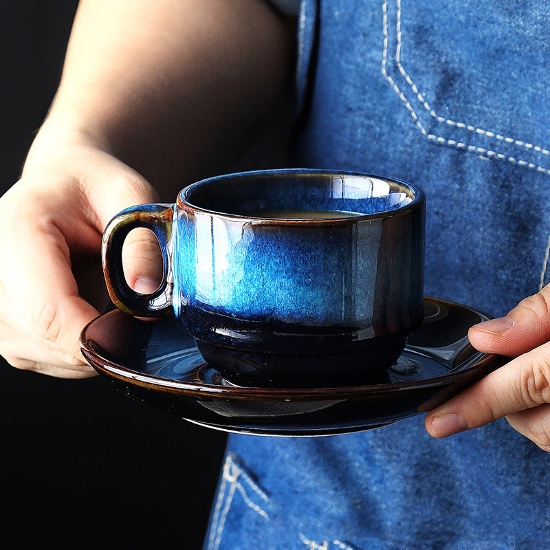 Set tazza e piattino da caffè in stile vintage europeo - Aspie Shop