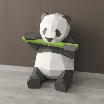 Kit di origami in 3D Panda con bambù per il fai da te aspie shop neurodivergenti neurodivergenza ADHD autism dyspraxia dyslexia spectrum neurodiversity neurodiverse conditions Tourette down dyscalculia Irlen autisme dyspraxie spectre dyslexie neurodiversité affections dyscalculie neurodivergents syndrome Asperger