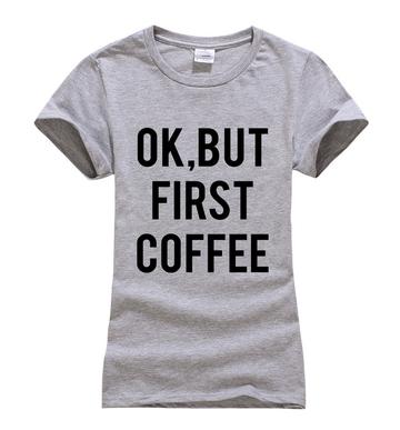 T-shirt donna OK, BUT FIRST COFFEE adhd aspie shop asperger autistic dyslexia neruodivergent