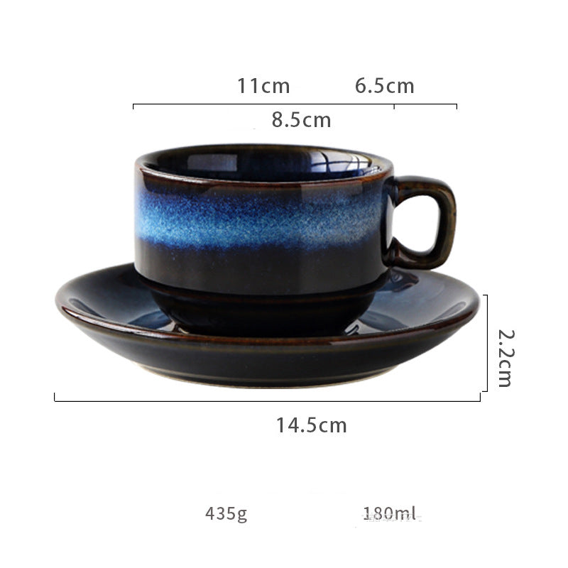 Set tazza e piattino da caffè in stile vintage europeo - Aspie Shop