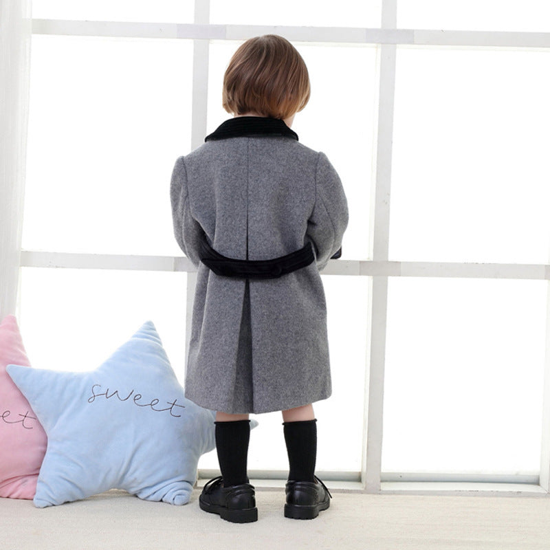 Cappotto classico a doppiopetto in lana per bambini adhd aspie shop asperger autismo dsa