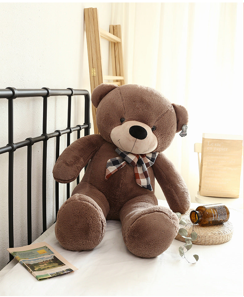 Peluche teddy bear orsacchiotto gigante con fiocco aspie shop neurodivergenti neurodivergenza ADHD autism dyspraxia dyslexia spectrum neurodiversity neurodiverse conditions Tourette down dyscalculia Irlen autisme dyspraxie spectre dyslexie neurodiversité affections dyscalculie neurodivergents syndrome Asperger