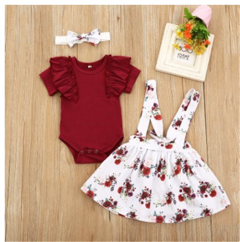 Set completo baby pagliaccetto, gonna e pantaloncino - Aspie Shop