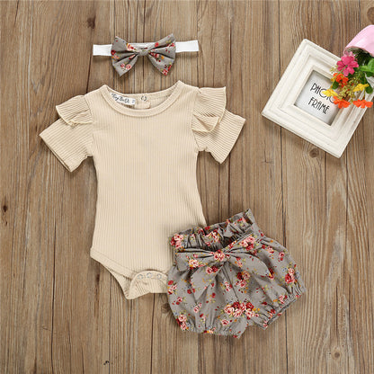 Set completo baby pagliaccetto, gonna e pantaloncino - Aspie Shop