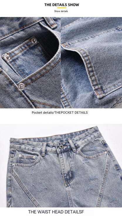 Jeans american high street con zip finale adhd aspie shop asperger autismo neurodivergenza