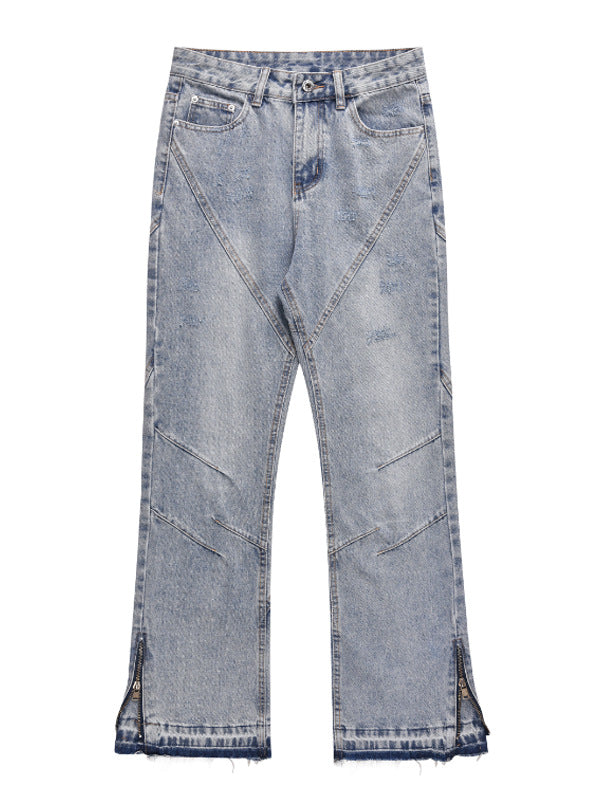 Jeans american high street con zip finale adhd aspie shop asperger autismo neurodivergenza