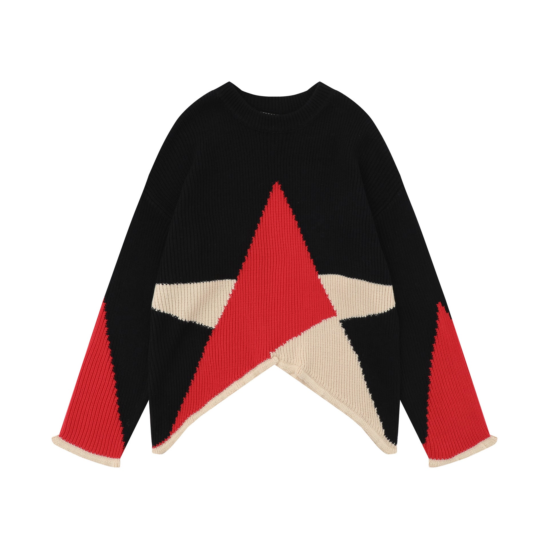 Maglione sweater jacquard stella street fashion da donna adhd aspie shop per neurodivergenti