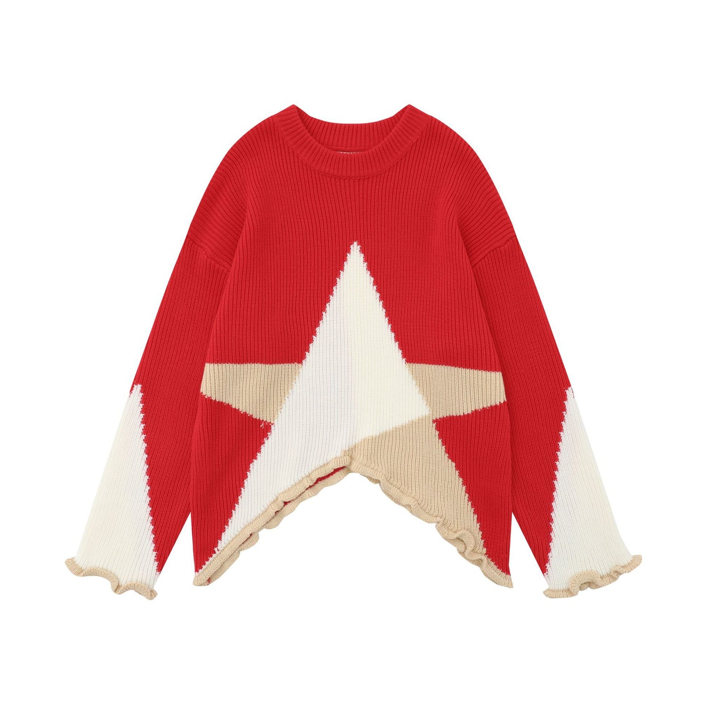 Maglione sweater jacquard stella street fashion da donna adhd aspie shop per neurodivergenti