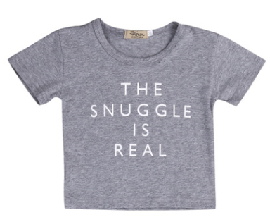 T-shirt THE SNUGGLE IS REAL per baby adhd aspie shop aspergher neurodiversi dsa