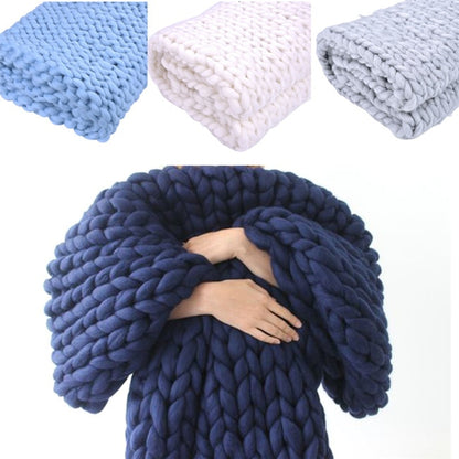 Coperta in lana merino gigante intrecciata a mano adhd aspie shop asperger spettro autistico autism neurodivergent