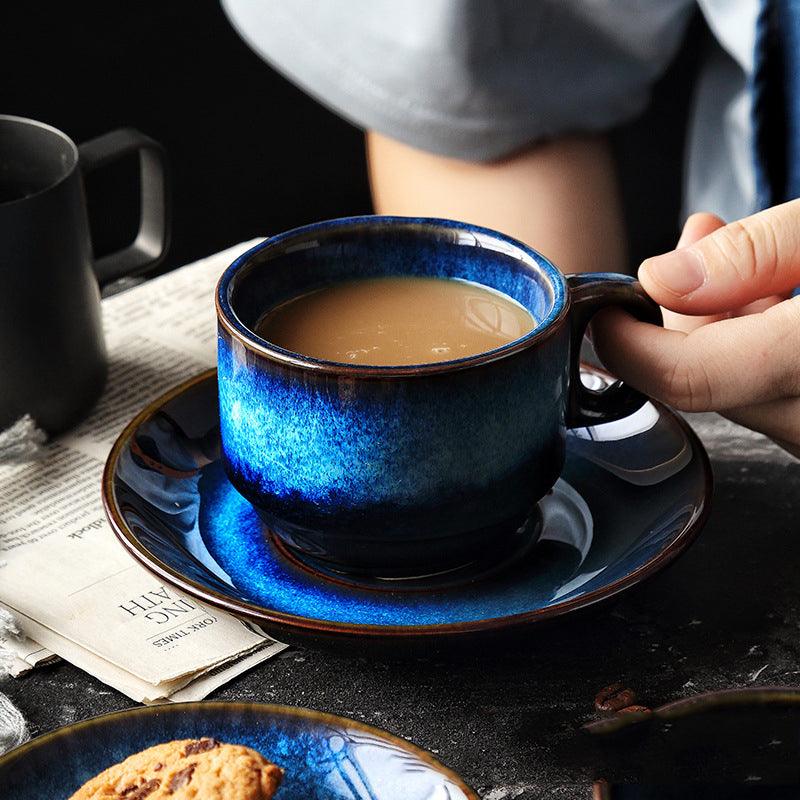 Set tazza e piattino da caffè in stile vintage europeo - Aspie Shop