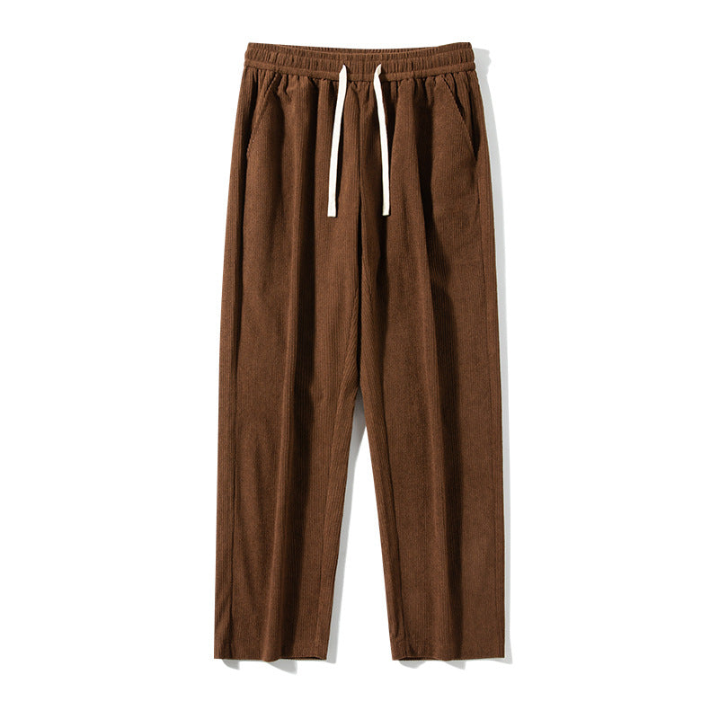 Pantalone casual foderato in pile in velluto a coste in stile Hong Kong da uomo adhd aspie shop per neurodivergenti asperger tourette