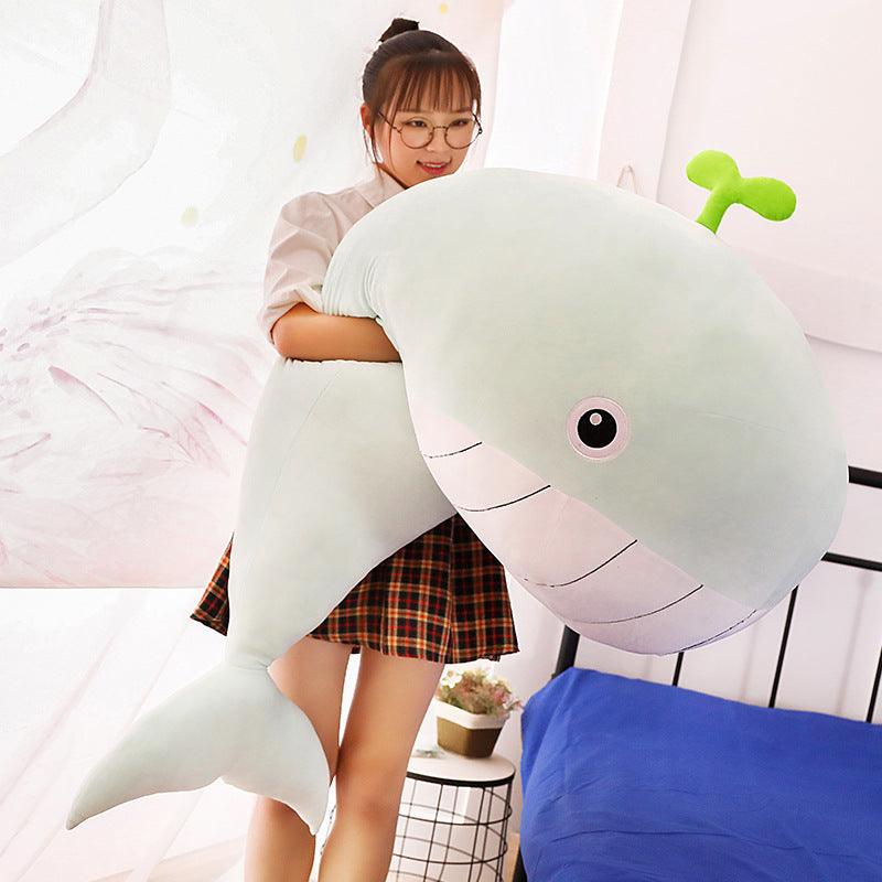 Peluche cuscino balena kawaii plush toy 65cm 80cm 100cm 120cm adhd aspie shop neurodivergenti neurodivergenza ADHD autism dyspraxia dyslexia spectrum neurodiversity neurodiverse conditions Tourette down dyscalculia Irlen