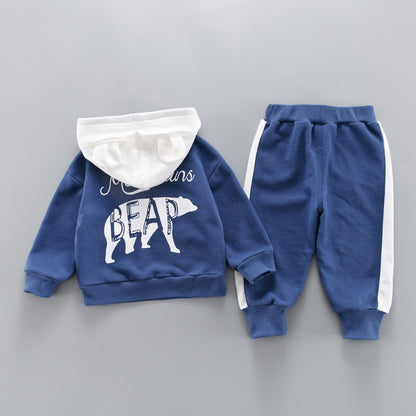 Set completo felpa bear e pantalone tuta due pezzi per bambini adhd aspie shop asperger autismo