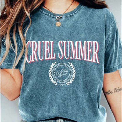 T-shirt casual da donna CRUEL SUMMER - Aspie Shop