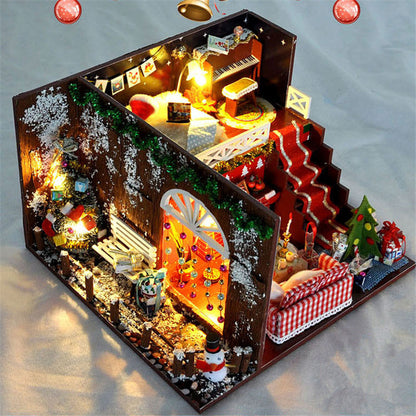 Cottage di Natale casa in miniatura per il fai da te aspie shop neurodivergenti neurodivergenza ADHD autism dyspraxia dyslexia spectrum neurodiversity neurodiverse conditions Tourette down dyscalculia Irlen autisme dyspraxie spectre dyslexie neurodiversité affections dyscalculie neurodivergents syndrome Asperger