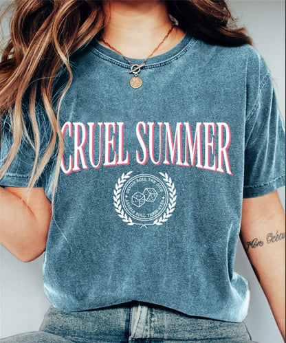 T-shirt casual da donna CRUEL SUMMER - Aspie Shop