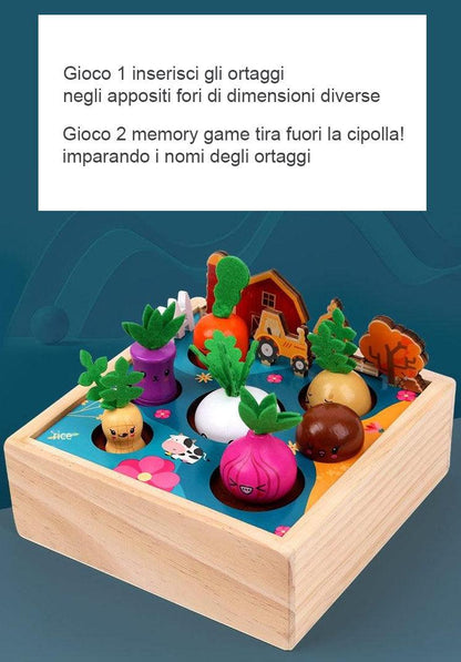 Gioco educativo baby ortaggi in legno ecologico adhd aspie shop neurodivergenti neurodivergenza ADHD autism dyspraxia dyslexia spectrum neurodiversity neurodiverse conditions Tourette down dyscalculia Irlen