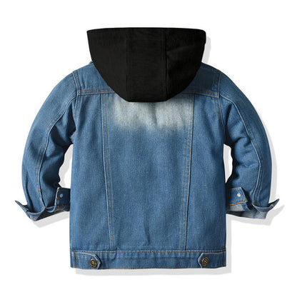 Giacca jeans con inserto felpa per bambini adhd asperger aspie shop autismo dsa