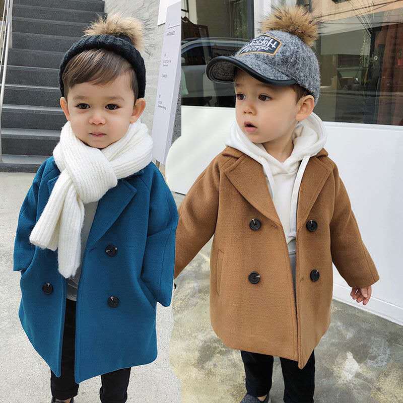 Cappotto di lana a doppiopetto per bambini in stile koreano adhd aspie shop asperger autismo dsa dislessia