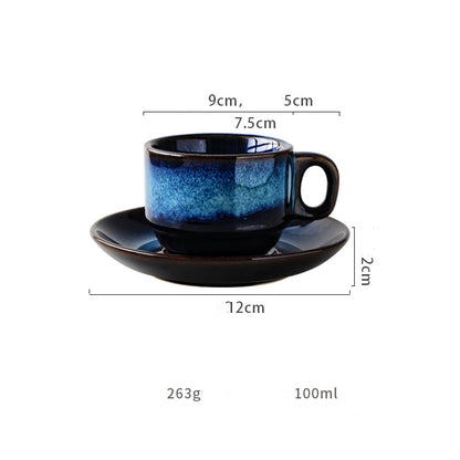 Set tazza e piattino da caffè in stile vintage europeo - Aspie Shop