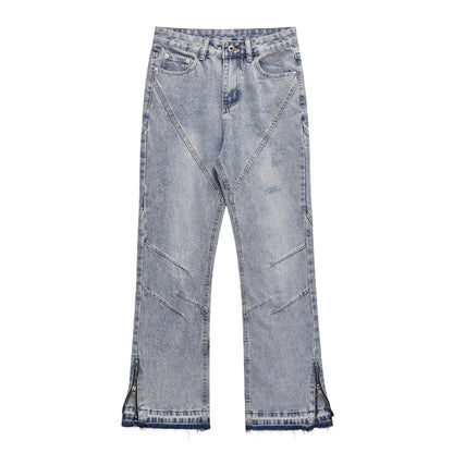 Jeans american high street con zip finale adhd aspie shop asperger autismo neurodivergenza