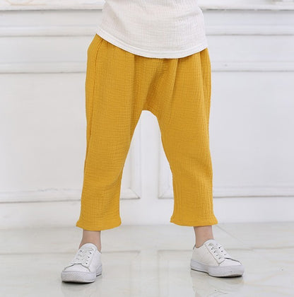 Pantaloni in lino e cotone super comodi per baby e bambini aspie shop neurodivergenti neurodivergenza ADHD autism dyspraxia dyslexia spectrum neurodiversity neurodiverse conditions Tourette down dyscalculia Irlen