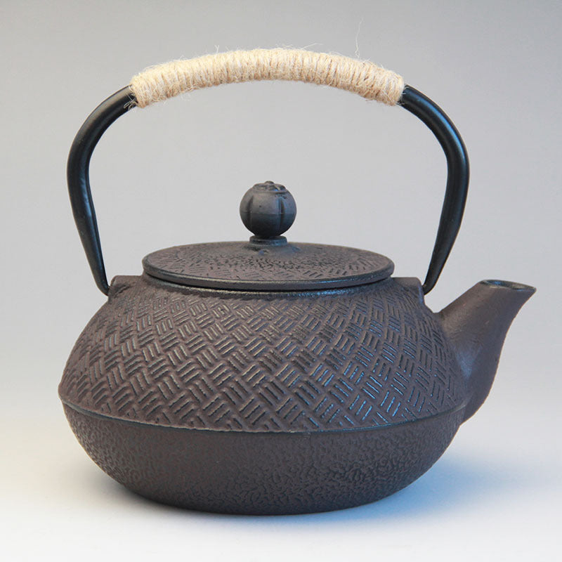 Retro oriental style cast iron kettle