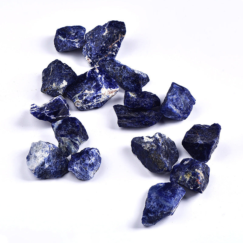 Pietra di cristallo di sodalite grezza 300 gr adhd aspie shop neurodivergenti neurodivergenza ADHD autism dyspraxia dyslexia spectrum neurodiversity neurodiverse conditions Tourette down dyscalculia Irlen