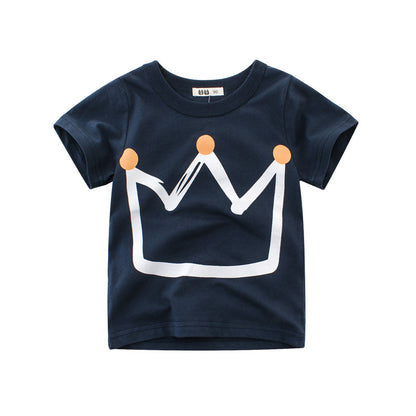 T-shirt corona del re per bambini in stile koreano adhd aspie shop asperger autismo dsa