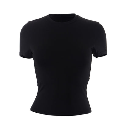 Crop top estivo casual a girocollo da donna aspie shop neurodivergenti neurodivergenza ADHD autism dyspraxia dyslexia spectrum neurodiversity neurodiverse conditions Tourette down dyscalculia Irlen autisme dyspraxie spectre dyslexie neurodiversité affections dyscalculie neurodivergents syndrome Asperger