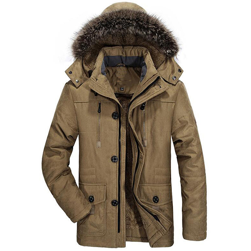 Giaccone parka con cappuccio casual imbottito anti vento da uomo adhd aspie shop spectrum asperger