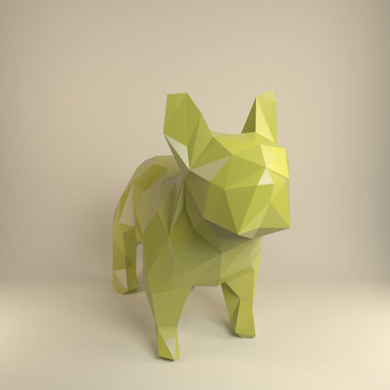 Kit origami in 3D bulldog francese per il fai da te aspie shop neurodivergenti neurodivergenza ADHD autism dyspraxia dyslexia spectrum neurodiversity neurodiverse conditions Tourette down dyscalculia Irlen autisme dyspraxie spectre dyslexie neurodiversité affections dyscalculie neurodivergents syndrome Asperger