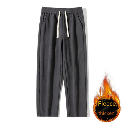 Pantalone casual foderato in pile in velluto a coste in stile Hong Kong da uomo adhd aspie shop per neurodivergenti asperger tourette