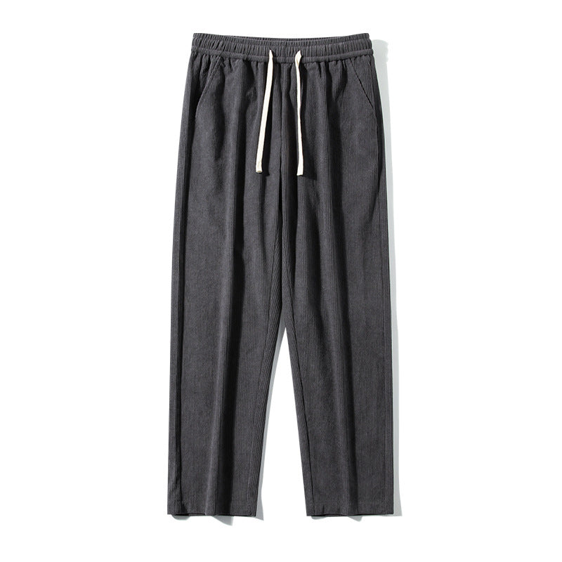 Pantalone casual foderato in pile in velluto a coste in stile Hong Kong da uomo adhd aspie shop per neurodivergenti asperger tourette