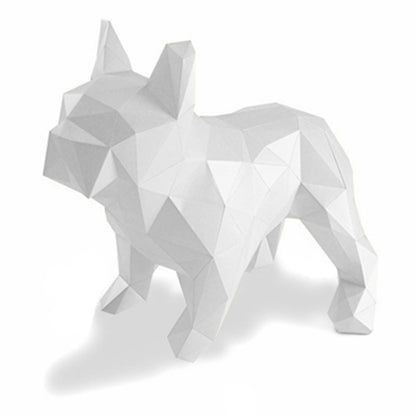 Kit origami in 3D bulldog francese per il fai da te aspie shop neurodivergenti neurodivergenza ADHD autism dyspraxia dyslexia spectrum neurodiversity neurodiverse conditions Tourette down dyscalculia Irlen autisme dyspraxie spectre dyslexie neurodiversité affections dyscalculie neurodivergents syndrome Asperger