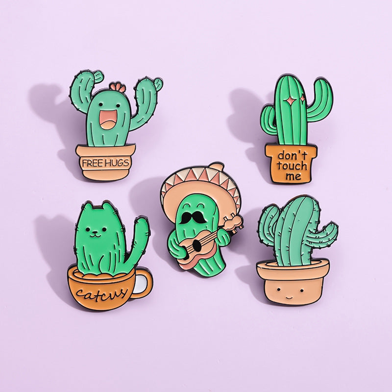 Pin badge spilla decorativa simpatici cactus adhd aspie shop asutismo neurodivergenza