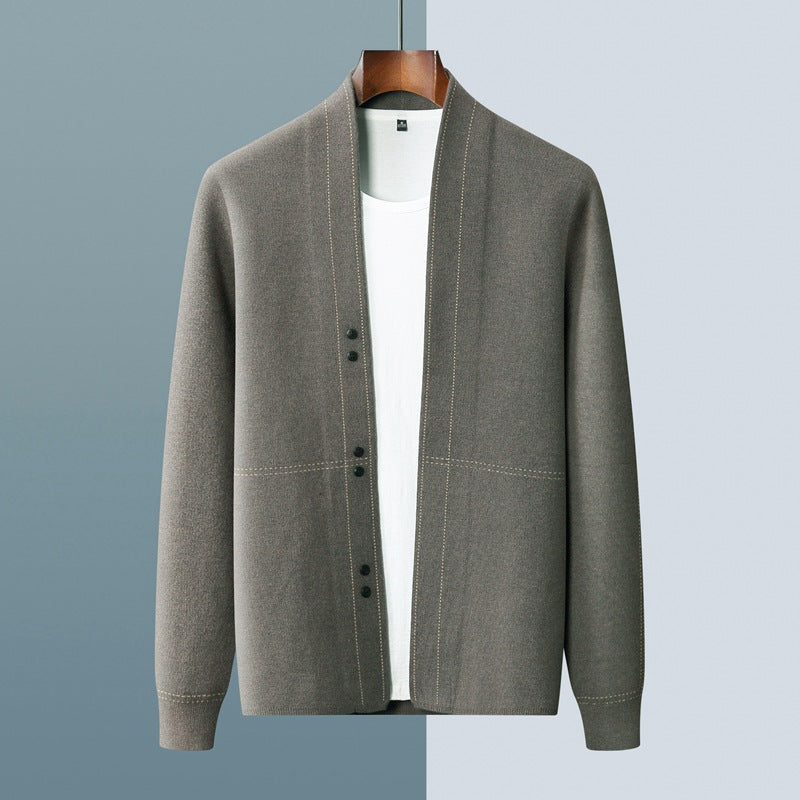 Giacca cardigan in lana in stile koreano da uomo adhd aspie shop asperger autistic dyslexia