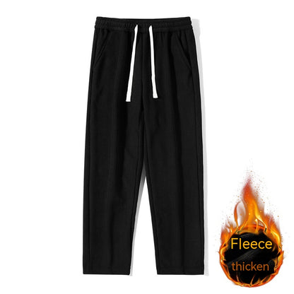 Pantalone casual foderato in pile in velluto a coste in stile Hong Kong da uomo adhd aspie shop per neurodivergenti asperger tourette