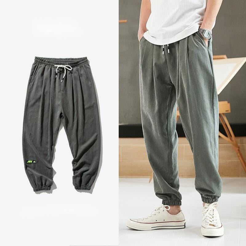 Pantaloni larghi leggeri jogger con coulisse alla caviglia da uomo aspie shop neurodivergenti neurodivergenza ADHD autism dyspraxia dyslexia spectrum neurodiversity neurodiverse conditions Tourette down dyscalculia Irlen autisme dyspraxie spectre dyslexie neurodiversité affections dyscalculie neurodivergents syndrome Asperger moda donna uomo bambino abbigliamento accessori mode femmes hommes enfants vêtements accessoires fashion women men children clothing accessories