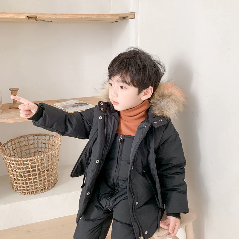 Completo giacca piumino tuta salopette invernale bambino Aspie Shop