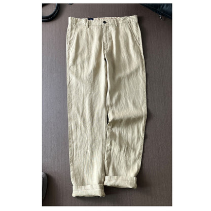 Pantaloni casual dritti in lino per l'estate da uomo aspie shop neurodivergenti neurodivergenza ADHD autism dyspraxia dyslexia spectrum neurodiversity neurodiverse conditions Tourette down dyscalculia Irlen autisme dyspraxie spectre dyslexie neurodiversité affections dyscalculie neurodivergents syndrome Asperger moda donna uomo bambino abbigliamento accessori mode femmes hommes enfants vêtements accessoires fashion women men children clothing accessories