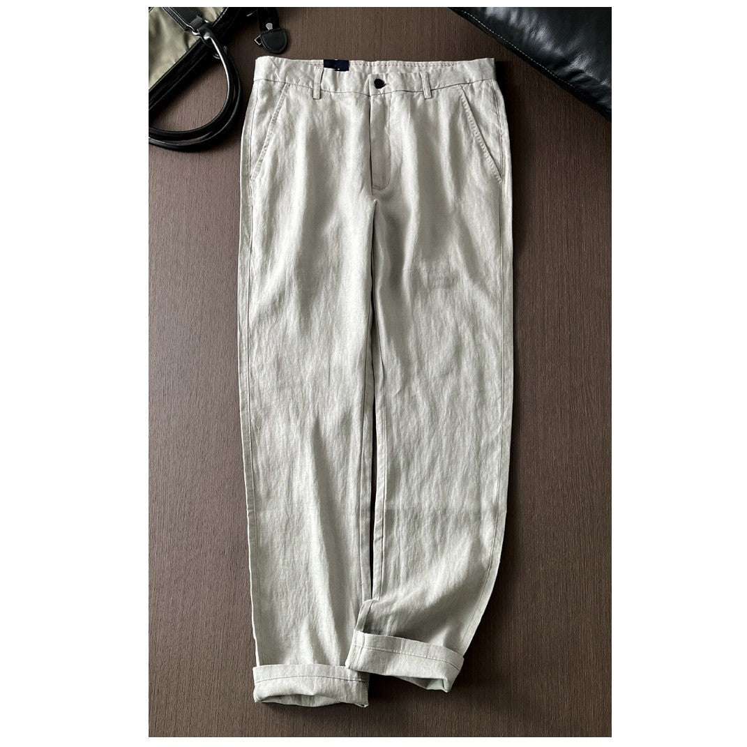 Pantaloni casual dritti in lino per l'estate da uomo aspie shop neurodivergenti neurodivergenza ADHD autism dyspraxia dyslexia spectrum neurodiversity neurodiverse conditions Tourette down dyscalculia Irlen autisme dyspraxie spectre dyslexie neurodiversité affections dyscalculie neurodivergents syndrome Asperger moda donna uomo bambino abbigliamento accessori mode femmes hommes enfants vêtements accessoires fashion women men children clothing accessories