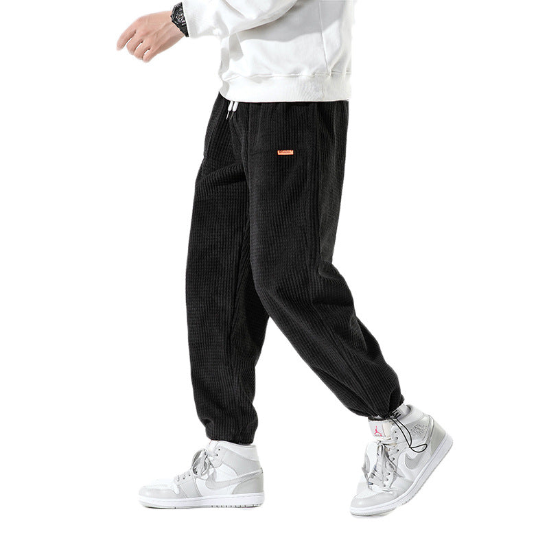 Pantalone tuta casual largo in velluto a coste da uomo adhd aspie shop asperger autismo tourette