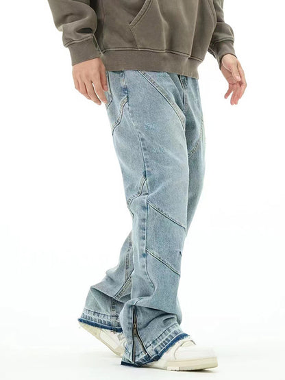 Jeans american high street con zip finale adhd aspie shop asperger autismo neurodivergenza