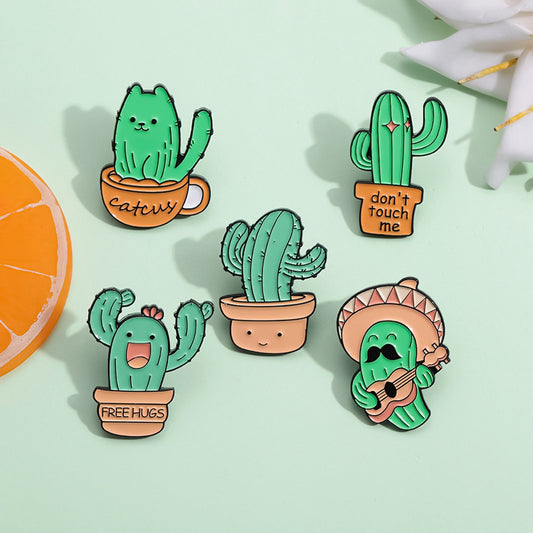 Pin badge spilla decorativa simpatici cactus adhd aspie shop asutismo neurodivergenza