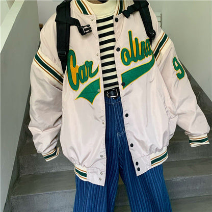 Giacca da baseball in stile Harajuku vintage da donna aspie shop neurodivergenti neurodivergenza ADHD autism dyspraxia dyslexia spectrum neurodiversity neurodiverse conditions Tourette down dyscalculia Irlen autisme dyspraxie spectre dyslexie neurodiversité affections dyscalculie neurodivergents syndrome Asperger