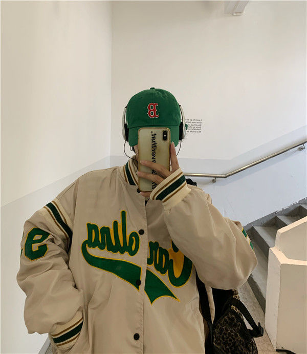 Giacca da baseball in stile Harajuku vintage da donna aspie shop neurodivergenti neurodivergenza ADHD autism dyspraxia dyslexia spectrum neurodiversity neurodiverse conditions Tourette down dyscalculia Irlen autisme dyspraxie spectre dyslexie neurodiversité affections dyscalculie neurodivergents syndrome Asperger