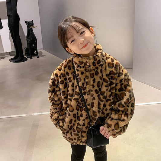 Giacca leopardata per bambina alla moda aspie asperger spettro autistico adhd